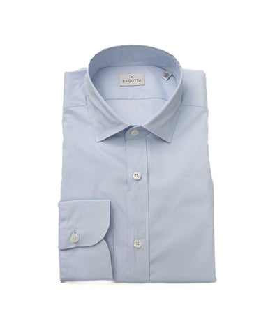 Bagutta Men's Light Blue Cotton Shirt - L