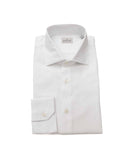 Bagutta Men's White Cotton Shirt - 2XL