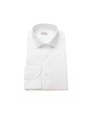 Bagutta Men's White Cotton Shirt - 2XL