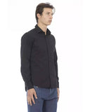 Baldinini Trend Men's Black Cotton Shirt - M