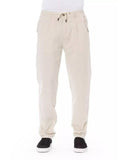 Baldinini Trend Men's Beige Cotton Jeans & Pant - W34 US