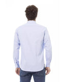 Baldinini Trend Men's Light Blue Cotton Shirt - 2XL