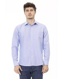 Baldinini Trend Men's Light Blue Cotton Shirt - 2XL