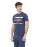 Baldinini Trend Men's Blue Cotton T-Shirt - XL