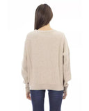 Baldinini Trend Women's Beige Wool Sweater - M