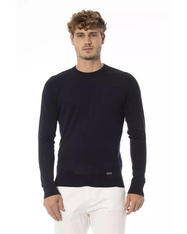 Baldinini Trend Men's Blue Modal Sweater - 48 IT