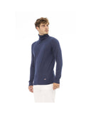 Baldinini Trend Men's Blue Modal Sweater - 50 IT