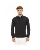 Baldinini Trend Men's Black Cotton Shirt - L