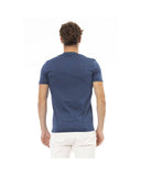 Baldinini Trend Men's Blue Cotton T-Shirt - L