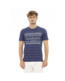 Baldinini Trend Men's Blue Cotton T-Shirt - L