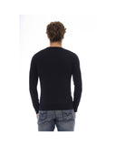 Baldinini Trend Men's Blue Wool Sweater - 54 IT