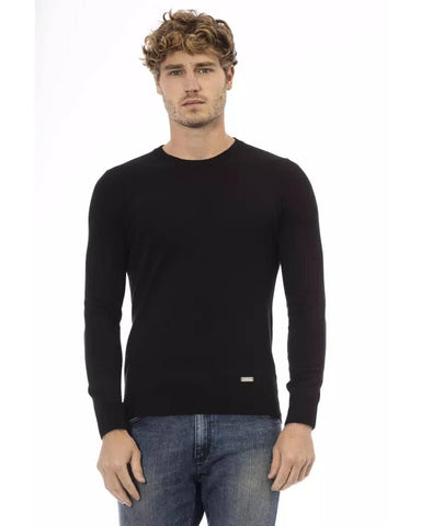 Baldinini Trend Men's Black Wool Sweater - 48 IT