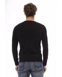 Baldinini Trend Men's Black Wool Sweater - 52 IT