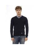 Baldinini Trend Men's Blue Wool Sweater - 48 IT