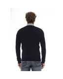 Baldinini Trend Men's Blue Wool Sweater - 48 IT