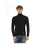 Baldinini Trend Men's Black Wool Sweater - 54 IT