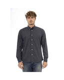 Baldinini Trend Men's Gray Cotton Shirt - L