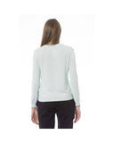 Baldinini Trend Women's Light Blue Polyamide Sweater - M