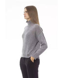 Baldinini Trend Women's Gray Viscose Sweater - M