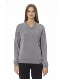 Baldinini Trend Women's Gray Viscose Sweater - M