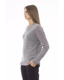 Baldinini Trend Women's Gray Viscose Sweater - S