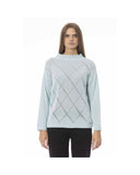 Baldinini Trend Women's Light Blue Wool Sweater - M