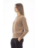 Baldinini Trend Women's Beige Wool Sweater - 42 IT