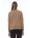 Baldinini Trend Women's Beige Wool Sweater - 40 IT