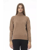 Baldinini Trend Women's Beige Wool Sweater - 44 IT