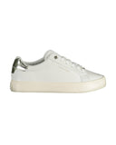 Calvin Klein Women's White Polyester Sneaker - 38 EU