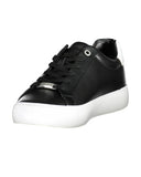 Calvin Klein Women's Black Nylon Sneaker - 38 EU