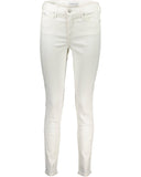 Calvin Klein Women's White Cotton Jeans & Pant - W28 US