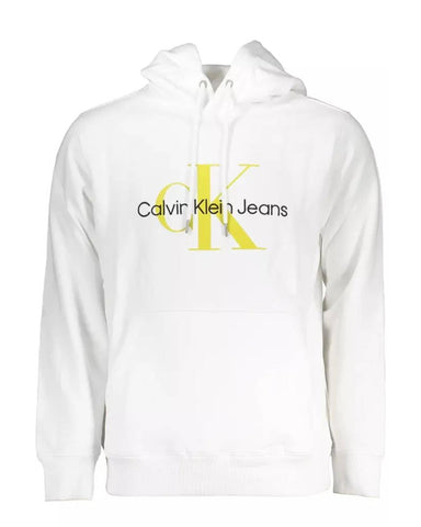 Calvin Klein Men's White Cotton Sweater - L