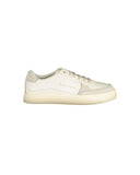 Calvin Klein Men's White Polyester Sneaker - 46 EU