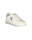 Calvin Klein Women's White Polyester Sneaker - 39 EU