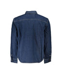 Calvin Klein Men's Blue Cotton Jacket - S