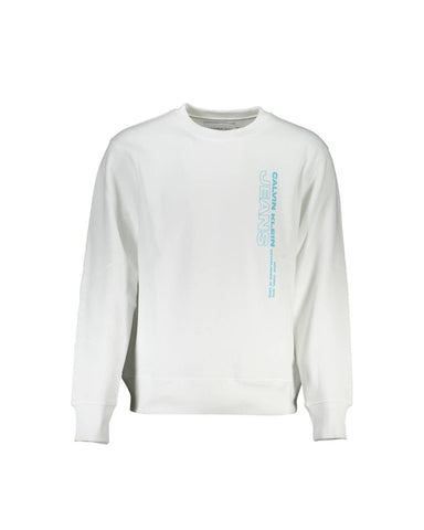 Calvin Klein Men's White Cotton Sweater - L