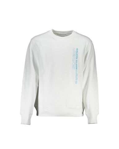 Calvin Klein Men's White Cotton Sweater - S