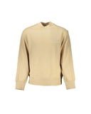 Calvin Klein Men's Beige Cotton Sweater - M