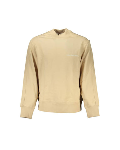 Calvin Klein Men's Beige Cotton Sweater - S