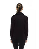 Montana Blu Women's Black Wool Sweater - 42 IT