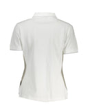 Napapijri Men's White Cotton Polo Shirt - L