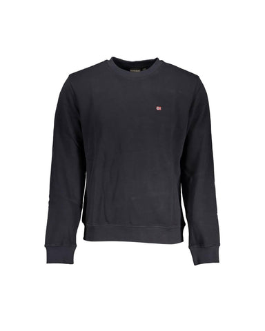 Napapijri Men's Black Cotton Sweater - XL