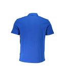 Napapijri Men's Blue Cotton Polo Shirt - M