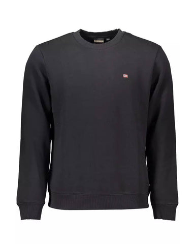 Napapijri Men's Black Cotton Sweater - S