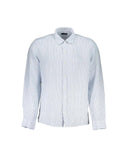 North Sails Men's Light Blue Linen Shirt - L