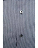 Robert Friedman Men's Blue Cotton Shirt - L