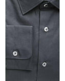 Robert Friedman Men's Black Cotton Shirt - L