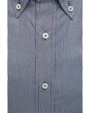 Robert Friedman Men's Blue Cotton Shirt - XL