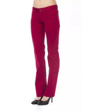 Ungaro Fever Women's Red Cotton Jeans & Pant - W32 US